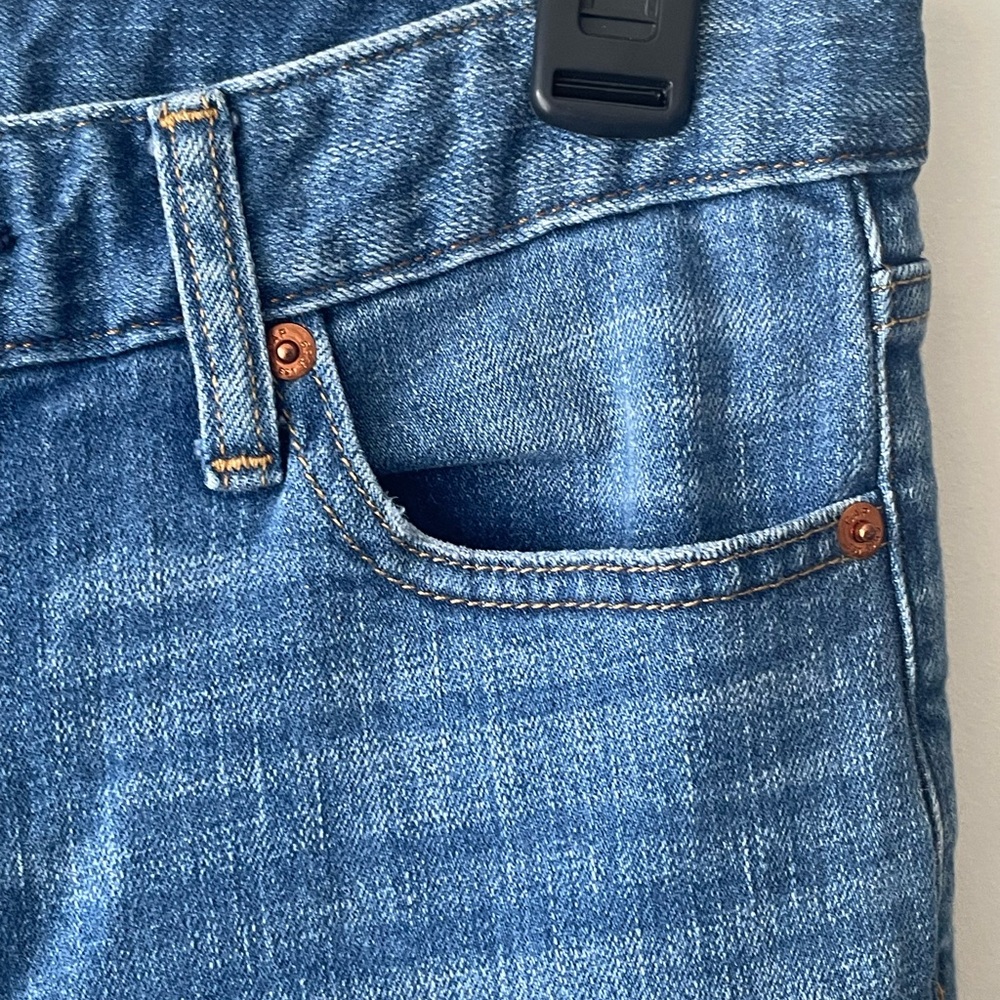 GAP Women's Classic Blue Straight Leg Jeans - Picture 6 of 10